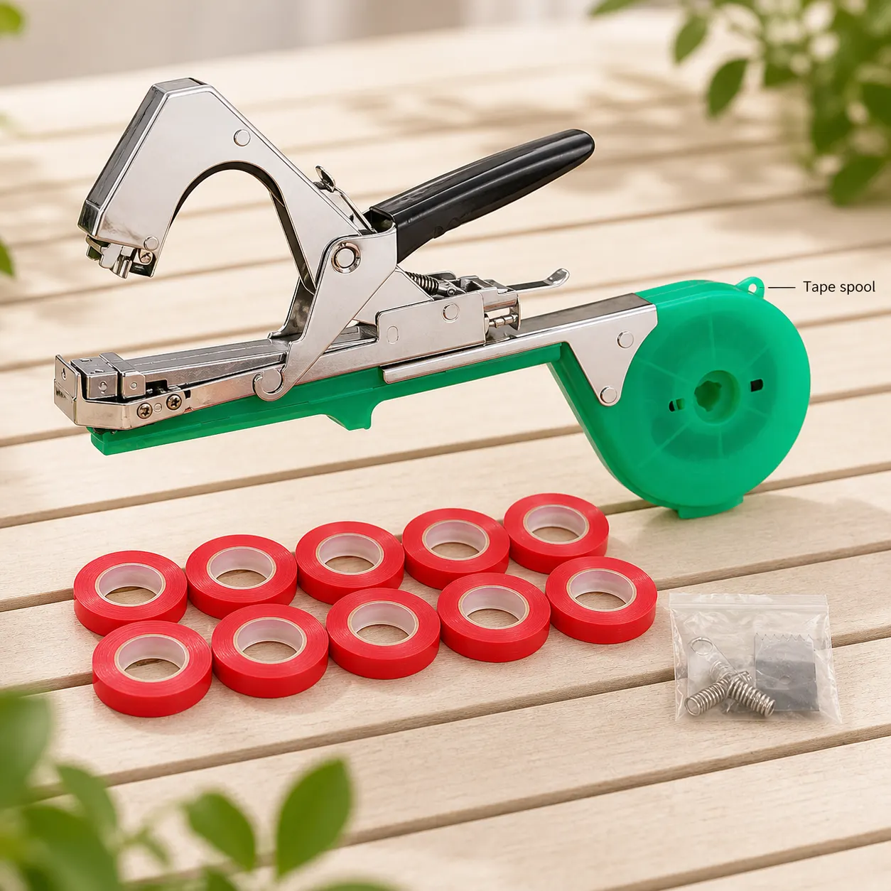 Plant Tapener Tying Tool detail view